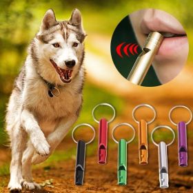 1 Pcs Pet Dog Training Whistle Dogs Puppy Sound Portable Flute Aluminum Alloy Pet Shop Dog Accessories