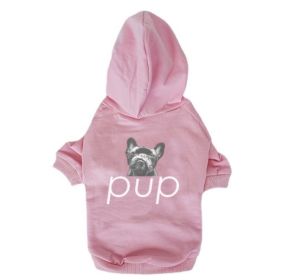 Pet Clothing Dog Hoodie Compared To Bear Cotton Hoodie (Option: Pink-3XL)