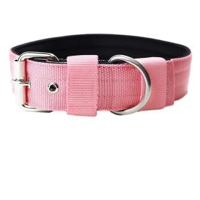 Pet Dog Collar Foam Scarf Nylon Bandana (Option: Pink-S)