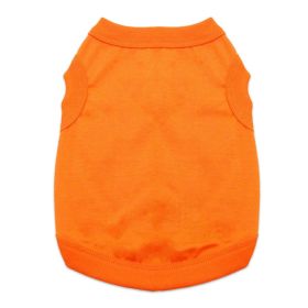 100% Cotton Dog Tanks (Color: Sunset Orange, Size: X-Small)