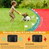 Electric Dog Fence System Pet Tone Shock Boundary Containment Water Resistant Collar Receiver For Small Medium Large Dog