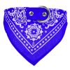 Adjustable Bandana Leather Pet Collar Triangle Scarf