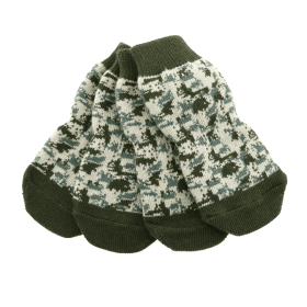 Non-Skid Dog Socks (Color: Camo, Size: X-Small)