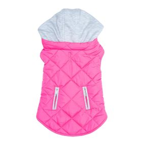 Weekender Dog Sweatshirt Hoodie (Color: pink, Size: X-Small)